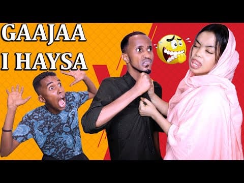 GAAJAA I HAYSA 😂 || Omreeyn & Rahma Hassan & Mouss Bileh