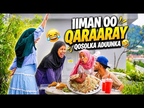 IIMAN AYAAN CUNTADII KA DHAMAYNAY CIIL IYO GAAJO FOOD CHALLENGE KII UGU WAALNA🤣🤣🤣
