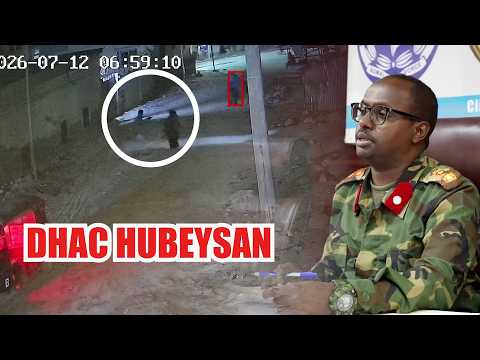 #CCTVCamera - Askar ku eedeysan inay geeysteen dhac hubeysan