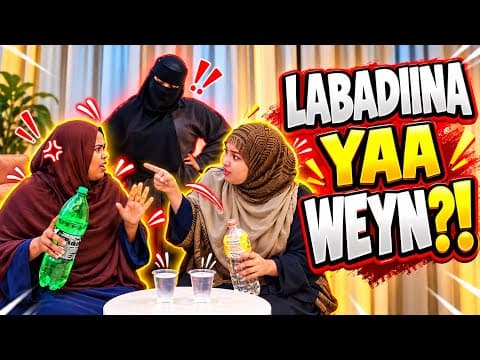 IFRAAX DAGAAL ISIISAY LABADIINA YAAWEYN MARKII LADHAHAY BIYO IGU SHUBTAY 😱