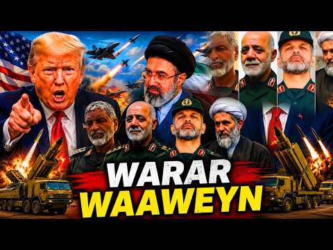 TRUMP OO IIRAAN MAGDHOW KA RABO & IIRAAN OO WAX KA BEDEL KU SAMEYSEY MILITARIGEDA SIRDOON & NAVY