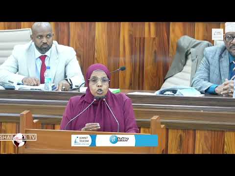 ''Idinka Gudniinkaan aad maanta shaqada ka dhigateen, horta Gabadha ..'', Xildhibaan Fa'isa Jeyte