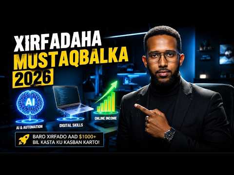 Top 10 Xirfadood Oo La Barto 2026 Si Aad Shaqo Iyo Dakhli U Hesho