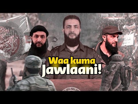 Waa kuma Ninkan la wareegay Hogaanka Syria | Muxuuse maraykanku u raadinayaa?