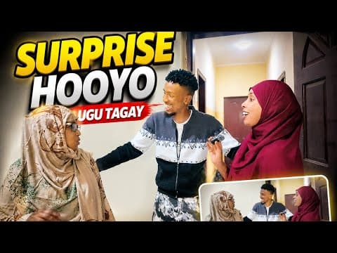 SURPRISE AYAAN UGU TAGAY WEY AAMINI WAAYEEN FINALLY UGU DAMBEEN