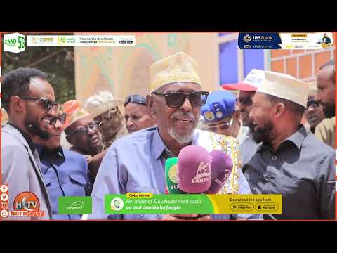 Wasiirka biyaha  somaliland oo maanta si baladhan loogu soo dhaweeyey  burco
