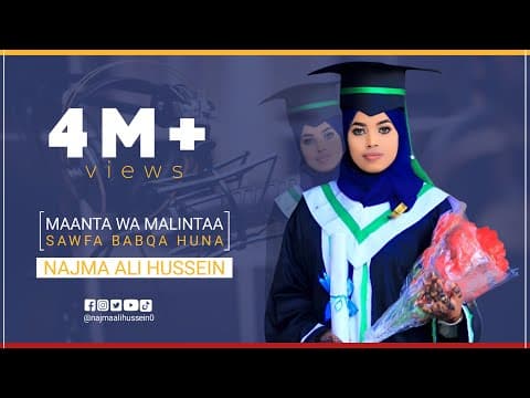 [Najma Ali |Maanta waa maalintaan ||cover -sowfa nabqaa hunaa -somali]
