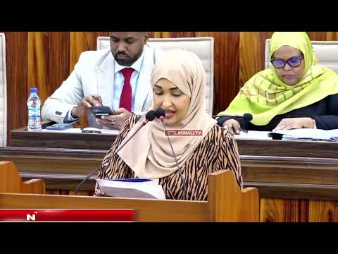 Wasiir khadiija Al-Makhzuumi oo golaha shacabka ka hor aqrisay sharci ka hortagaya gudniinka fircoon